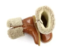 Angulus cognac vinterstøvle med TEX